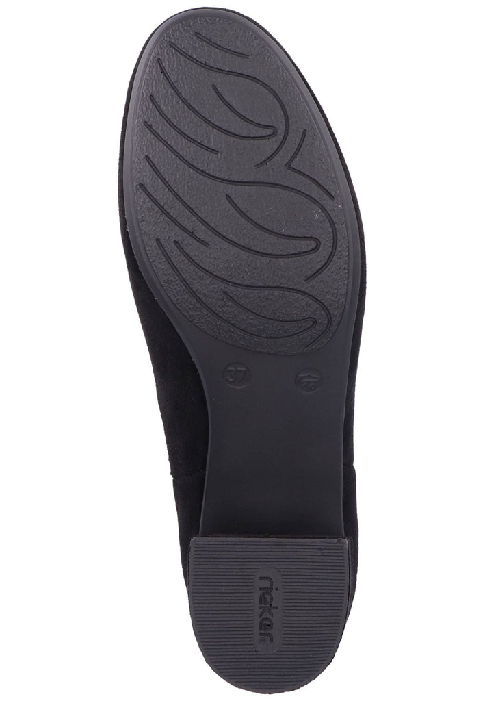 Rieker Stiefelette Lederimitat/Textil Schwarz