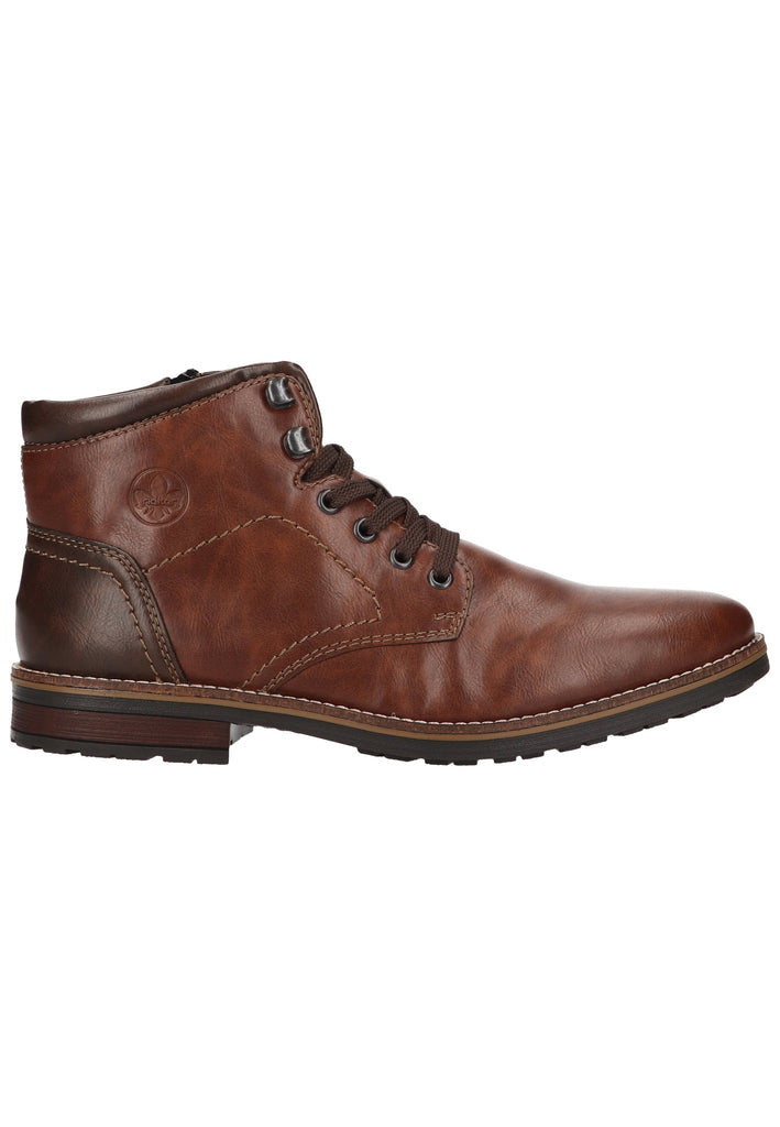 Rieker Stiefelette Lederimitat/Textil Wood Warmfutter