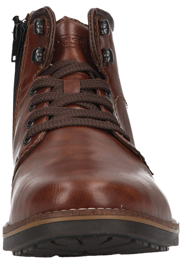 Rieker Stiefelette Lederimitat/Textil Wood Warmfutter