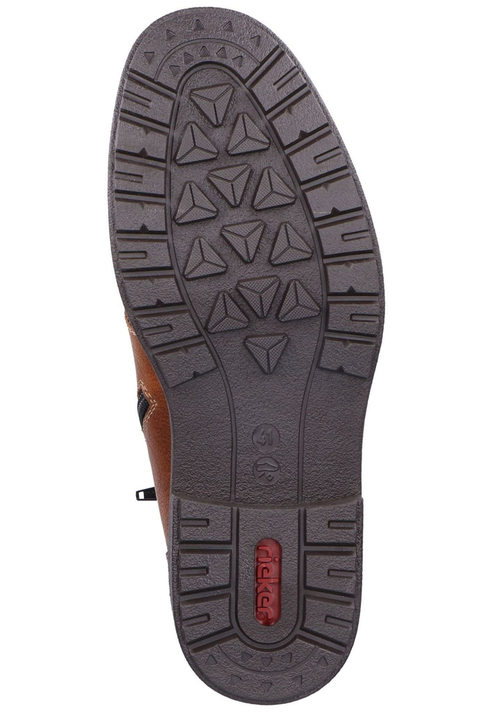 Rieker Stiefelette Lederimitat toffee