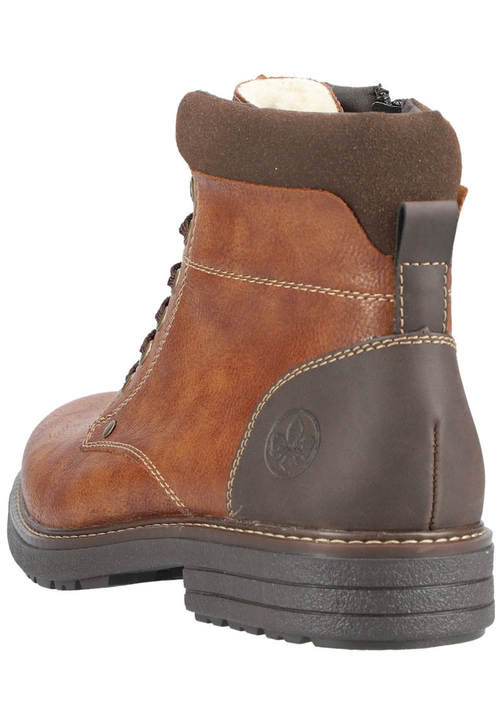 Rieker Stiefelette Lederimitat toffee