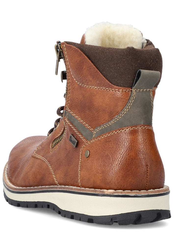 Rieker Stiefelette Lederimitat Toffee Warmfutter