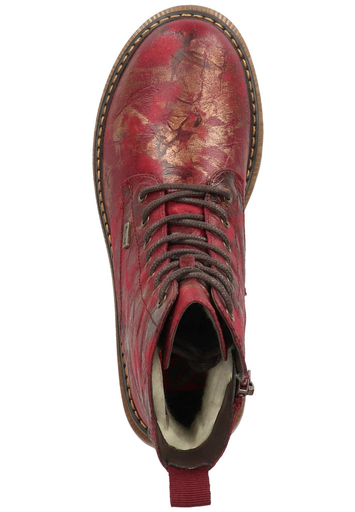 Rieker Stiefelette Lederimitat Vino Warmfutter