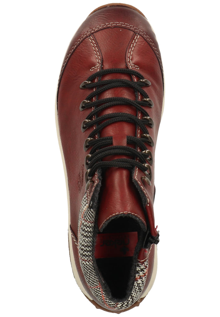 Rieker Stiefelette Lederimitat Wine