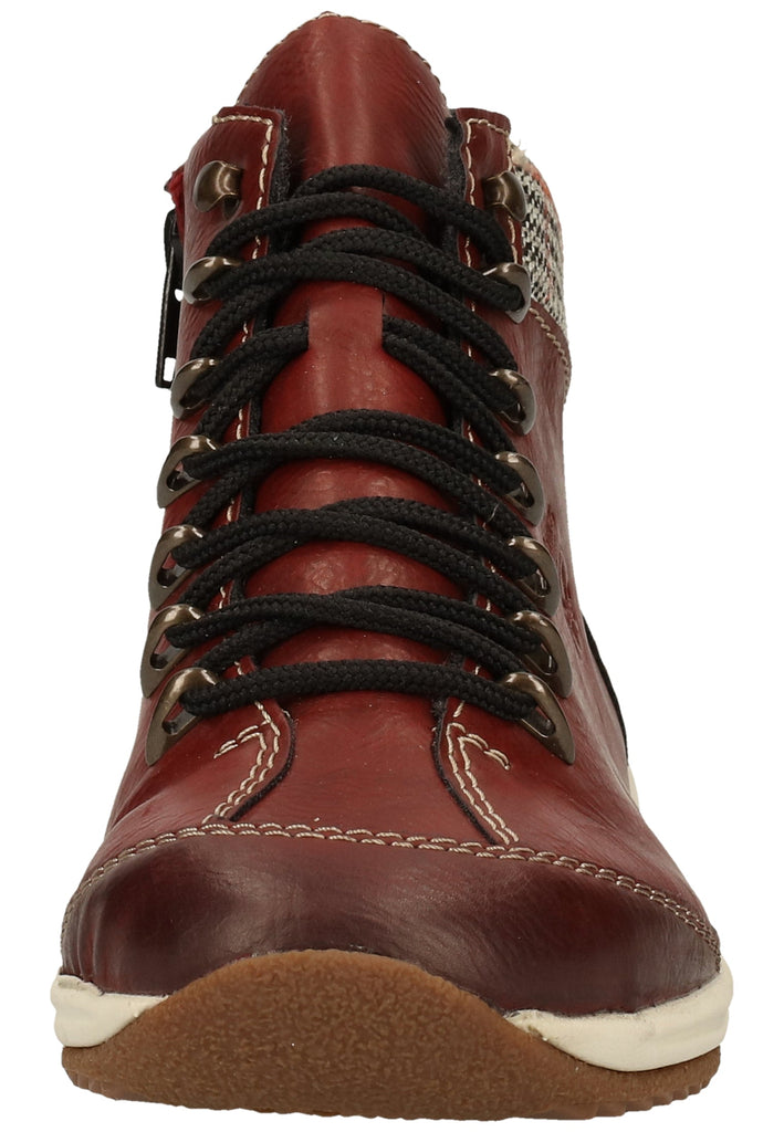 Rieker Stiefelette Lederimitat Wine