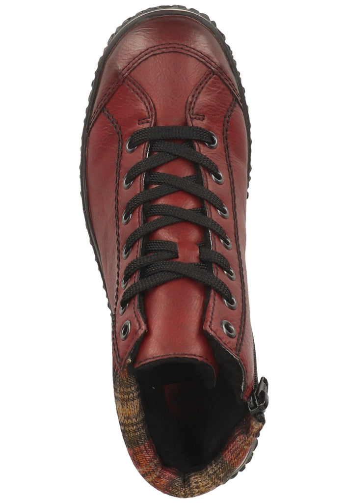 Rieker Stiefelette Lederimitat Wine Warmfutter
