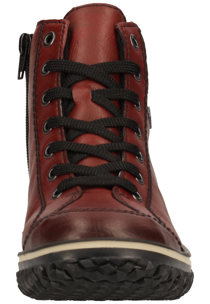 Rieker Stiefelette Lederimitat Wine Warmfutter