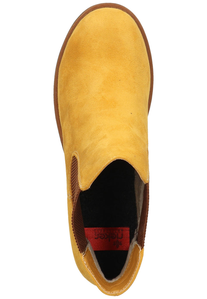 Rieker Stiefelette Textil Gelb