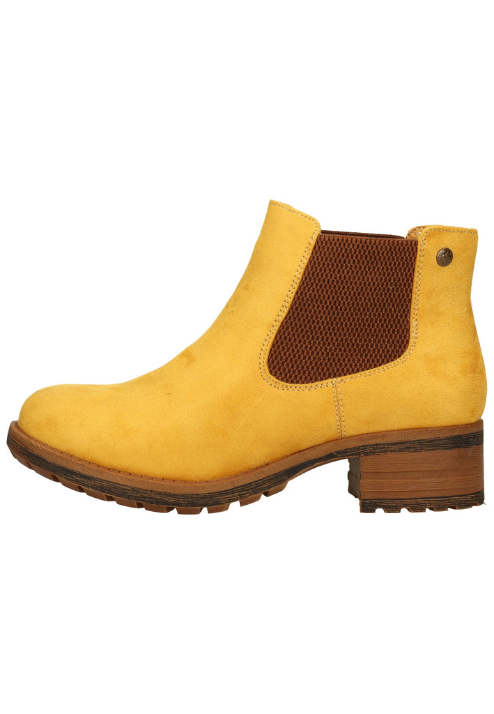 Rieker Stiefelette Textil Gelb