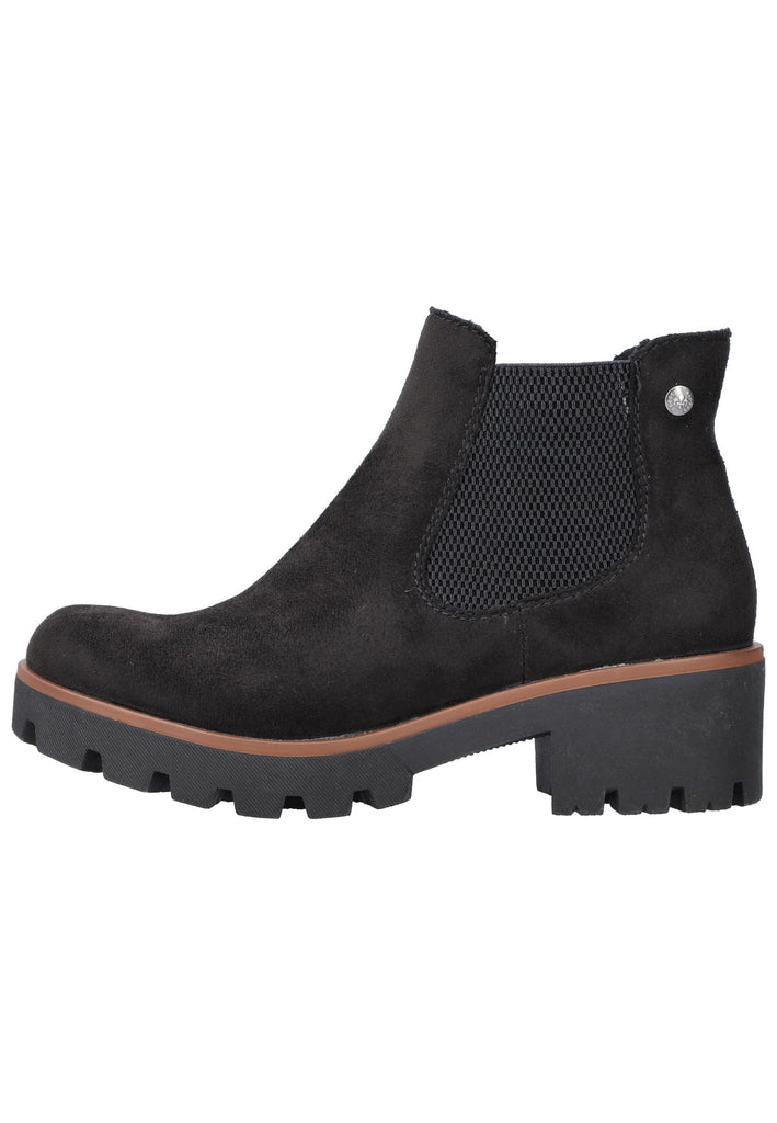 Rieker Stiefelette Textil Schwarz Warmfutter