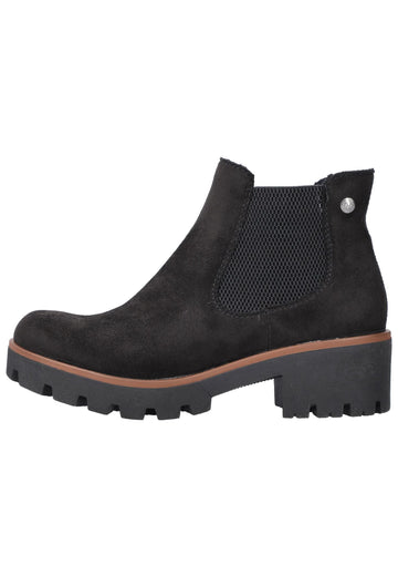Rieker Stiefelette Textil Schwarz Warmfutter