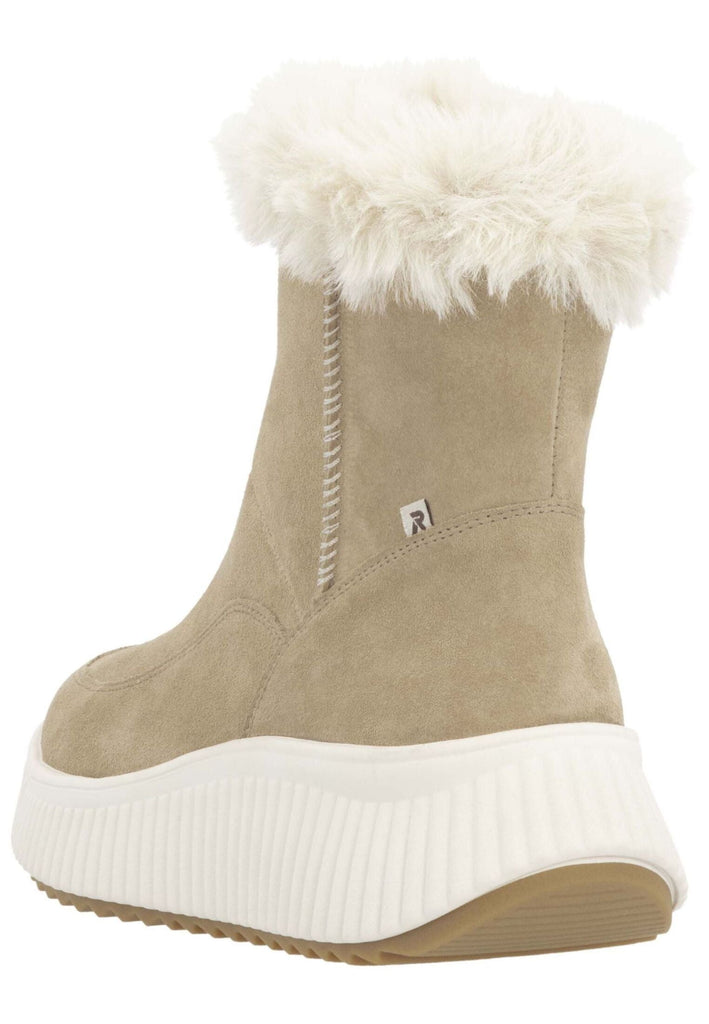 Rieker Stiefelette Veloursleder/Textil Braun Warmfutter