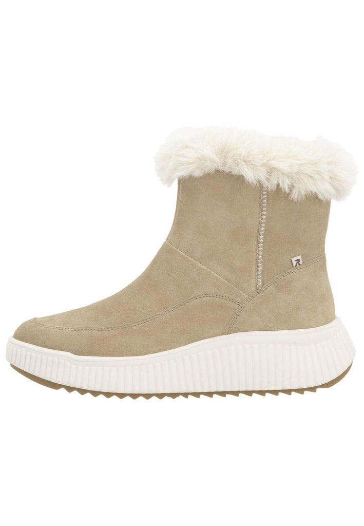 Rieker Stiefelette Veloursleder/Textil Braun Warmfutter