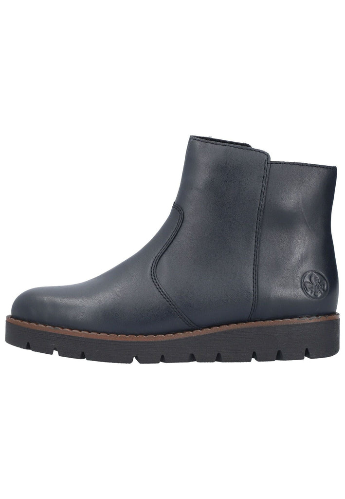 Stiefeletten Rieker Stiefelette Glattleder Pazifik