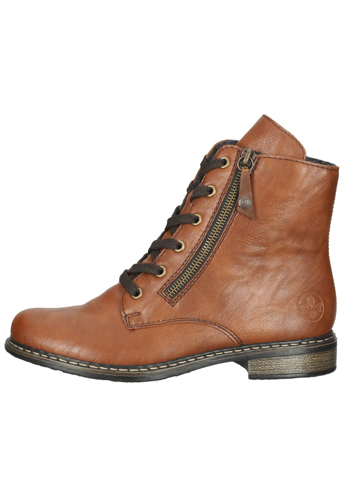 Stiefeletten Rieker Stiefelette Lederimitat Cuoio