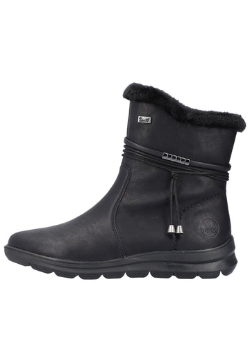 Stiefeletten Rieker Stiefelette Lederimitat Schwarz