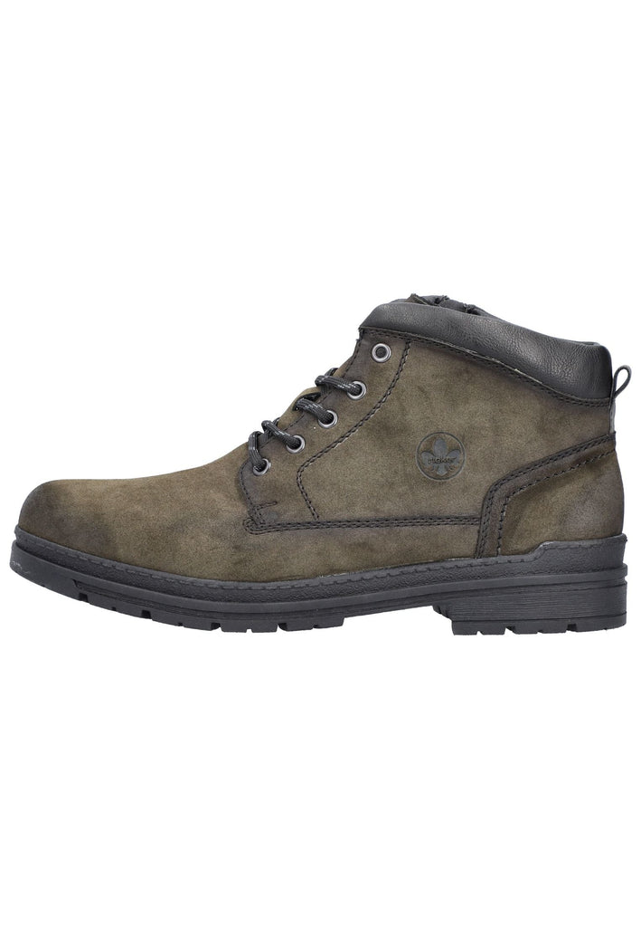Stiefeletten Rieker Stiefelette Lederimitat Schwarz/Grau