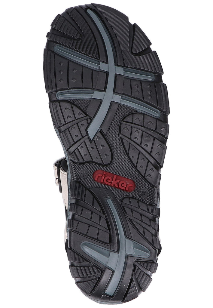 Rieker Wanderschuhe Leder Beige/Schwarz