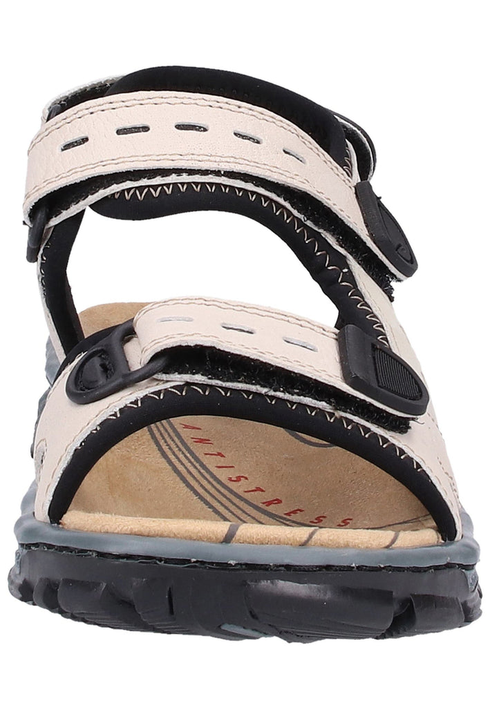 Rieker Wanderschuhe Leder Beige/Schwarz