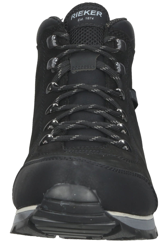 Rieker Wanderschuhe Leder Schwarz