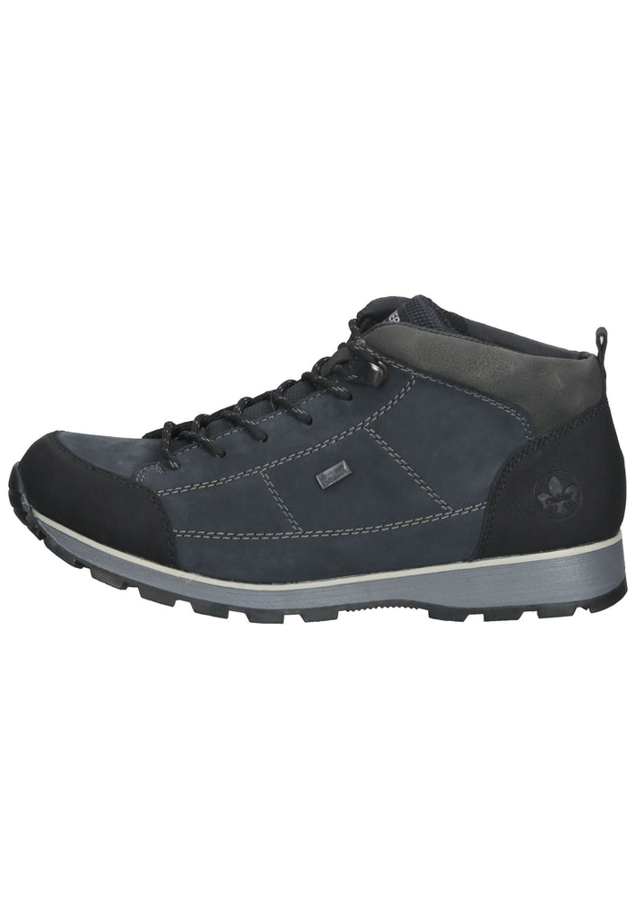 Rieker Wanderschuhe Leder Schwarz/Blau Warmfutter