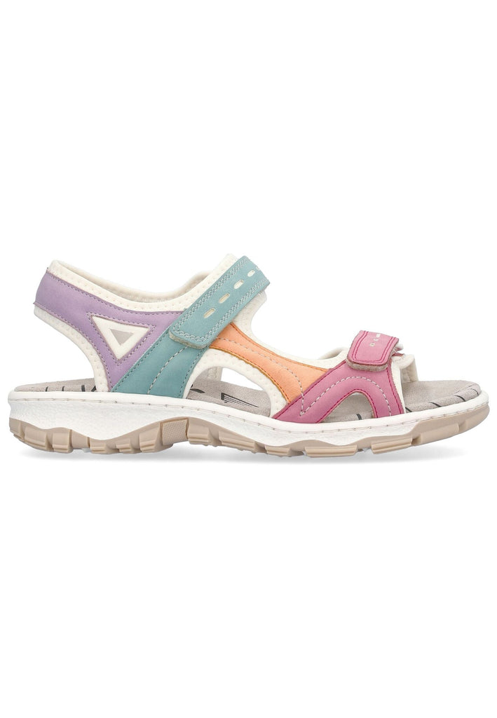 Rieker Wanderschuhe Lederimitat Multicolor