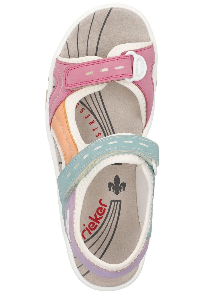 Rieker Wanderschuhe Lederimitat Multicolor