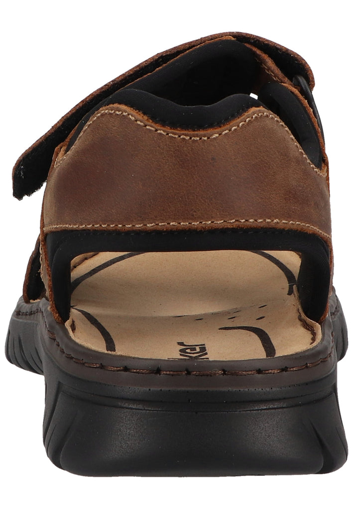 Rieker Wanderschuhe Lederimitat Schwarz