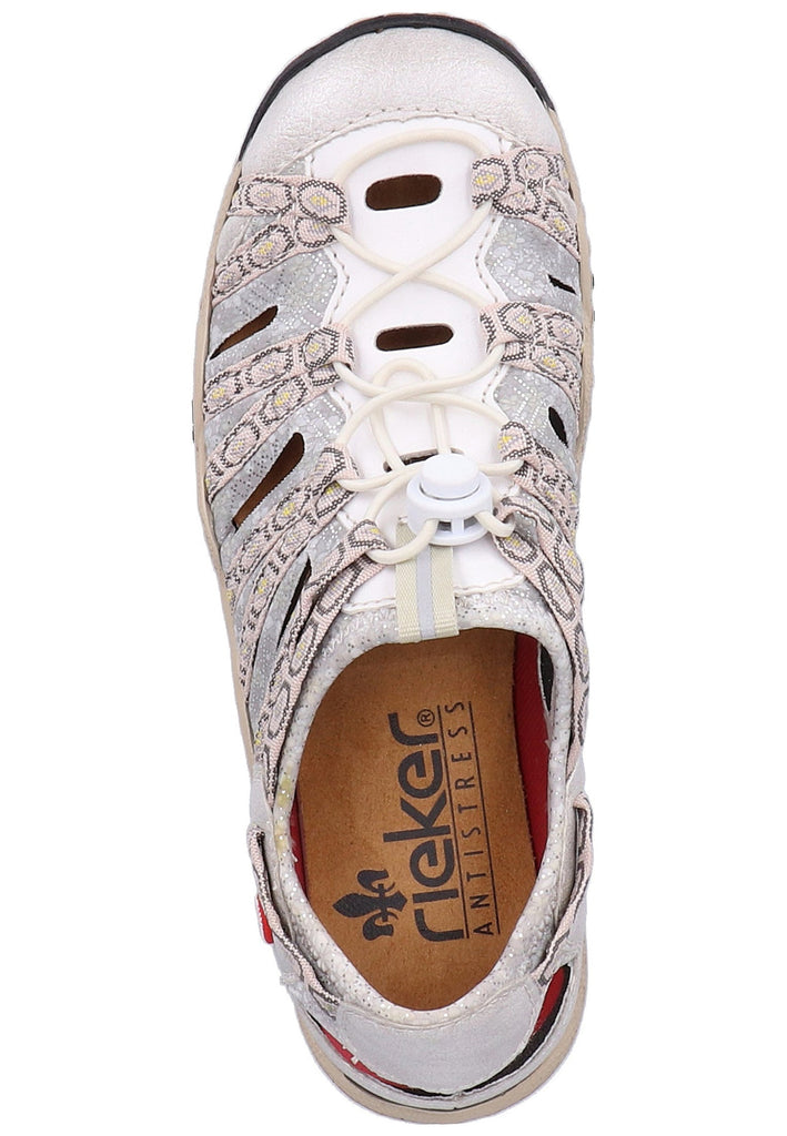Rieker Wanderschuhe Lederimitat Weiß