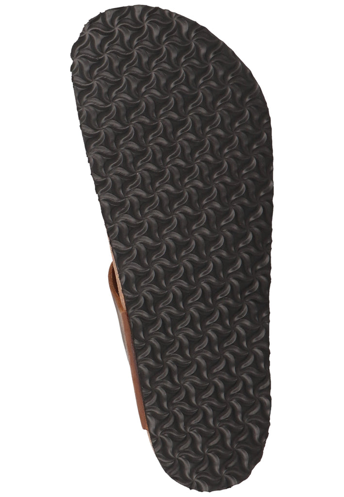 Rieker Zehensteg Leder Schoko