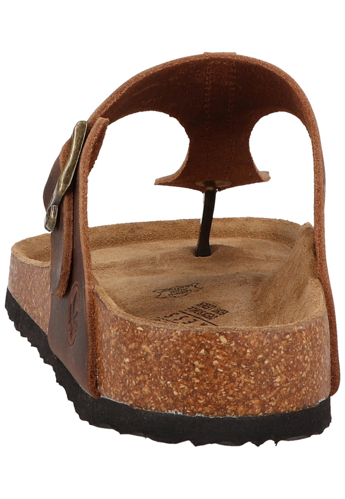 Rieker Zehensteg Leder Schoko