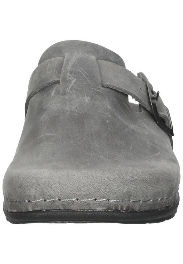 Rohde Clogs Leder Anthrazit