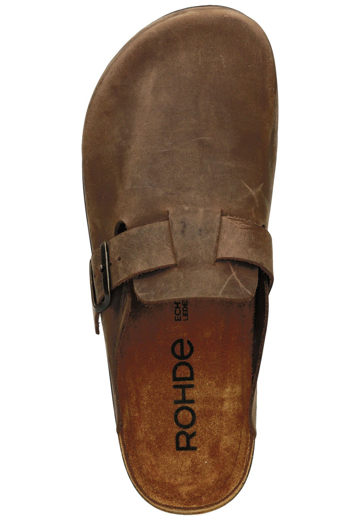 Rohde Clogs Leder Mocca