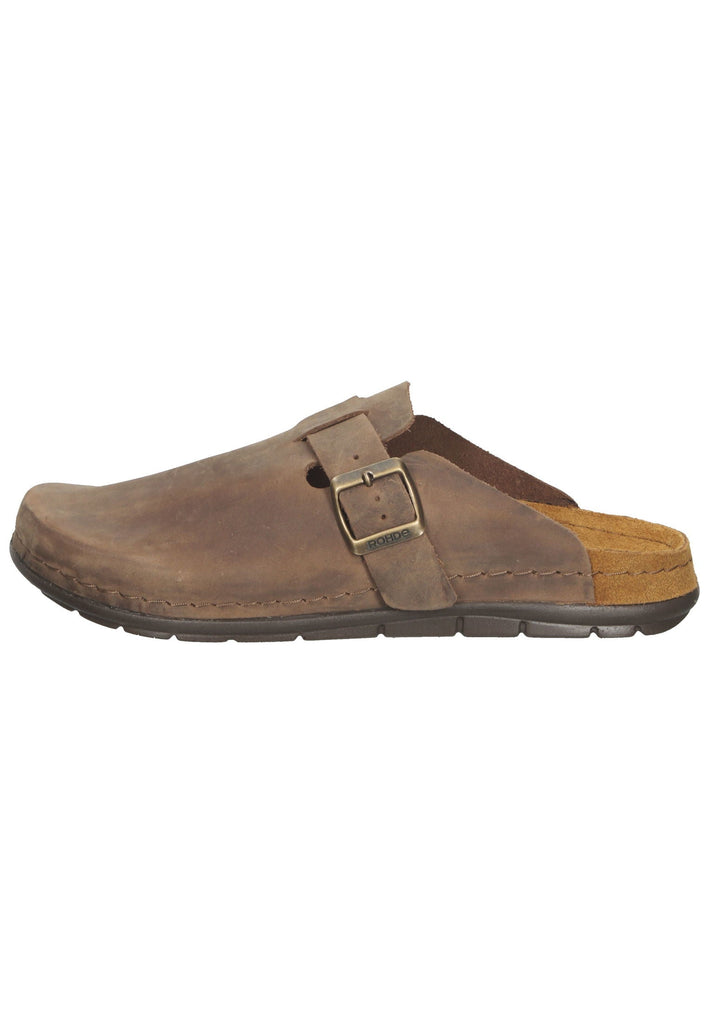 Rohde Clogs Leder Mocca