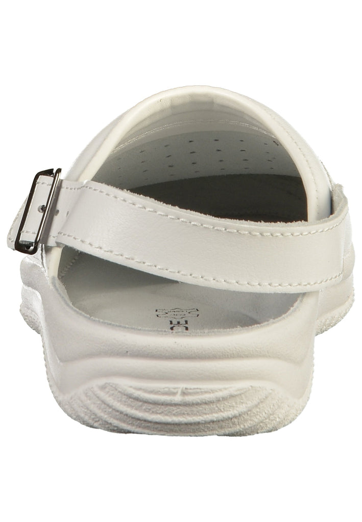 Rohde Clogs Leder Weiß