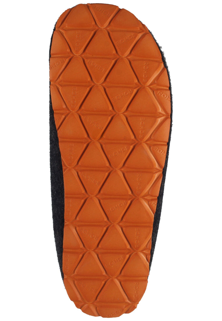 Rohde Hausschuhe Filz Anthrazit