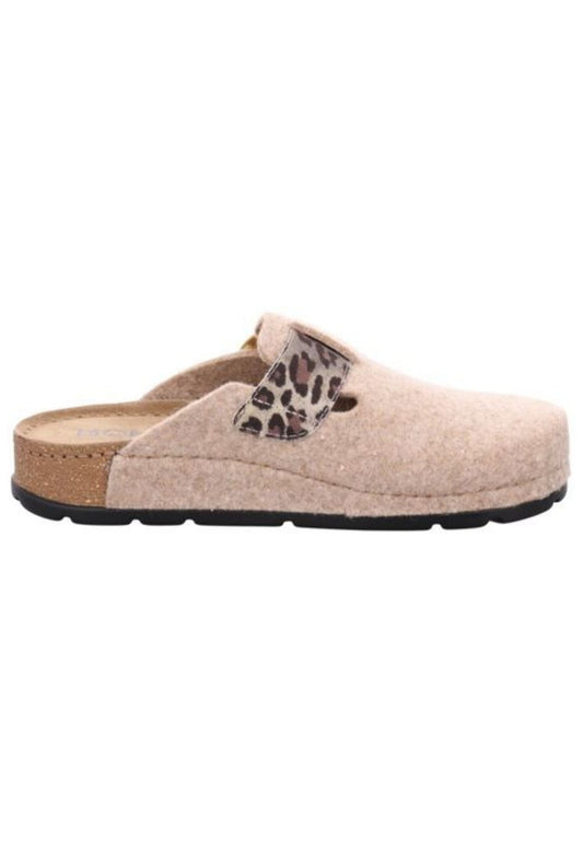 Rohde Hausschuhe Filz Beige