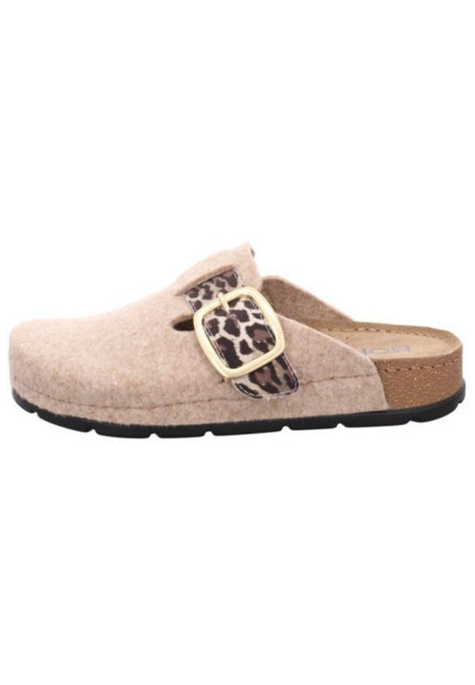 Rohde Hausschuhe Filz Beige