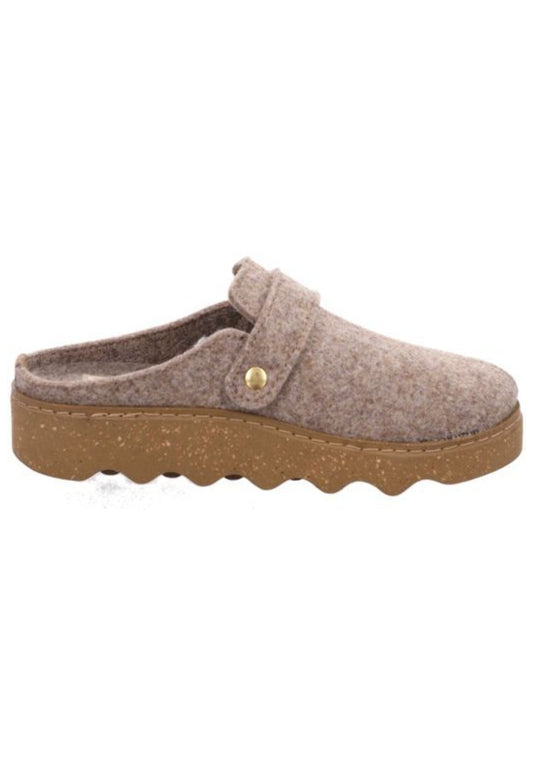 Rohde Hausschuhe Filz Beige
