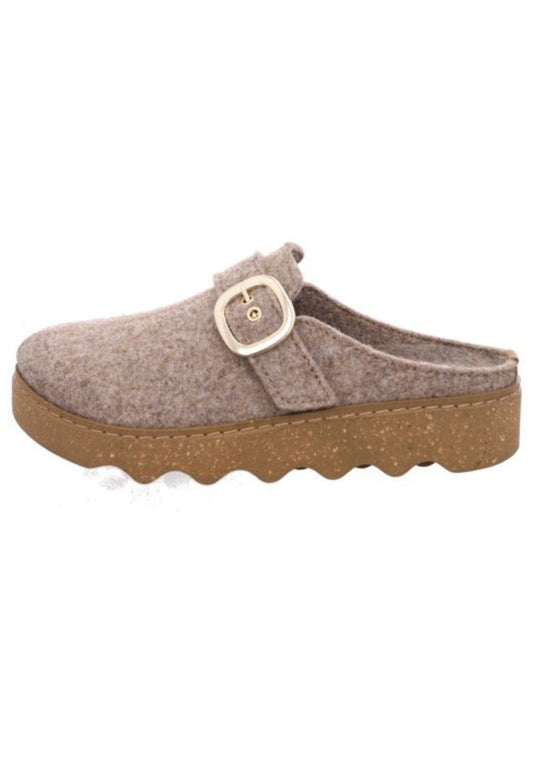Rohde Hausschuhe Filz Beige