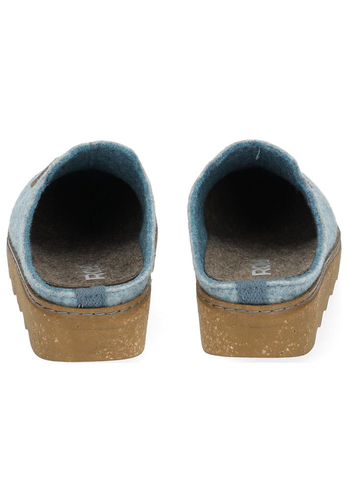 Rohde Hausschuhe Filz Blau