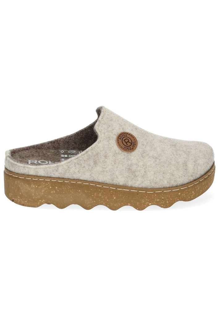 Rohde Hausschuhe Filz Grau