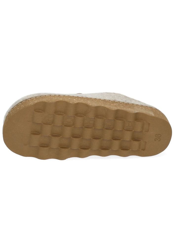 Rohde Hausschuhe Filz Grau