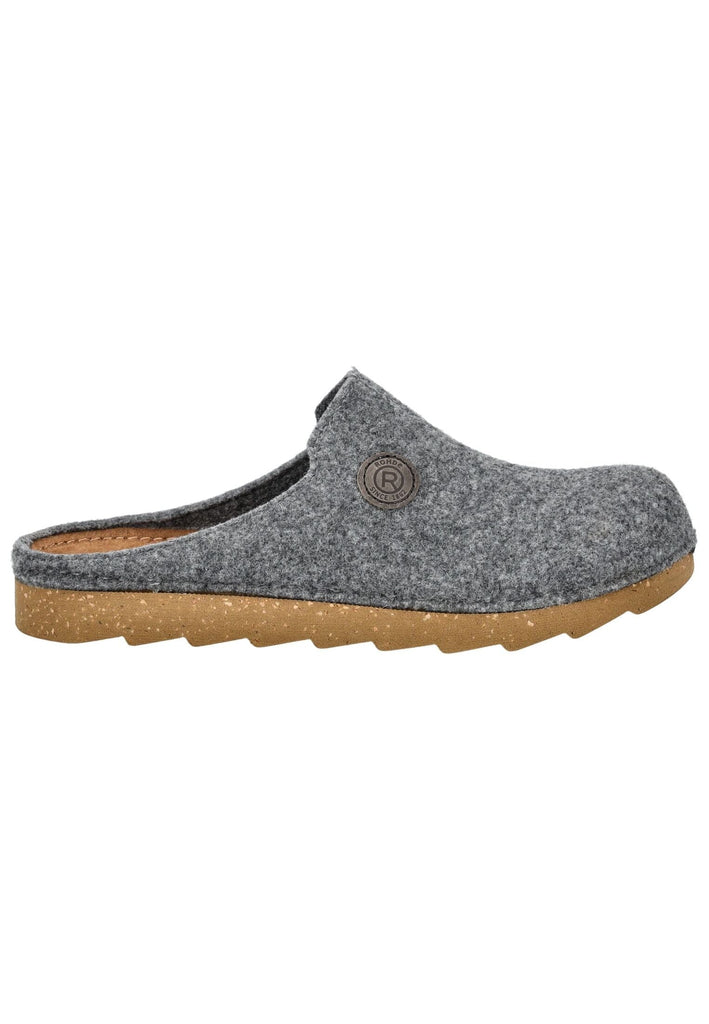 Rohde Hausschuhe Filz Grau