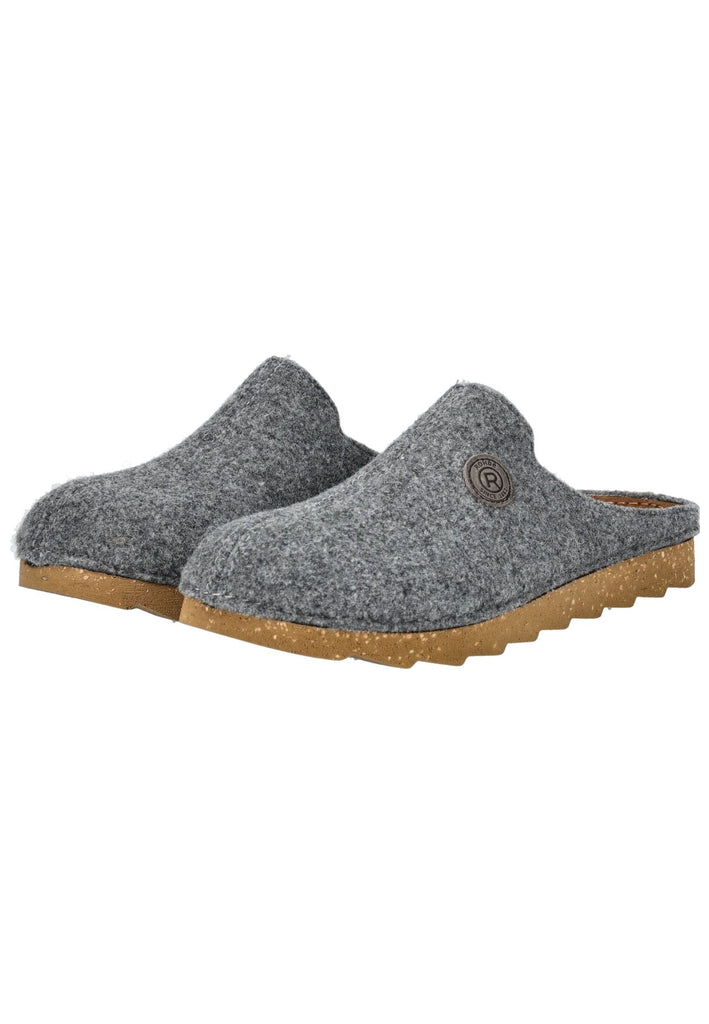 Rohde Hausschuhe Filz Grau