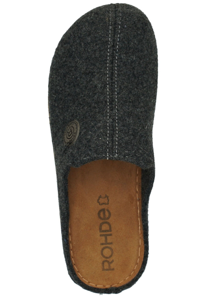 Rohde Hausschuhe Filz Grau
