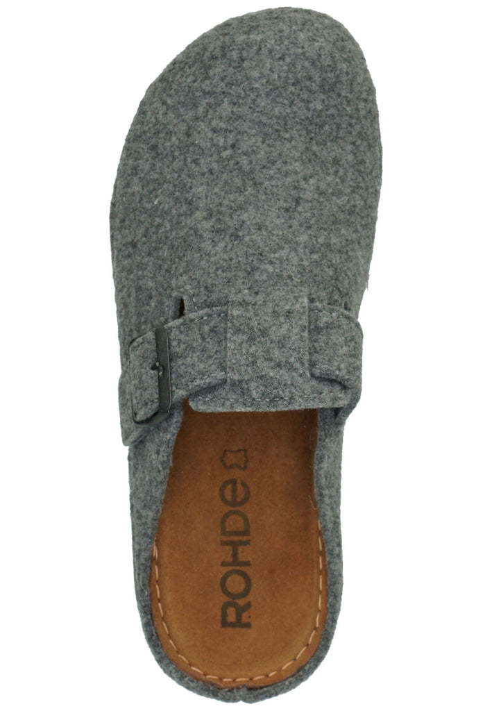 Rohde Hausschuhe Filz Grau