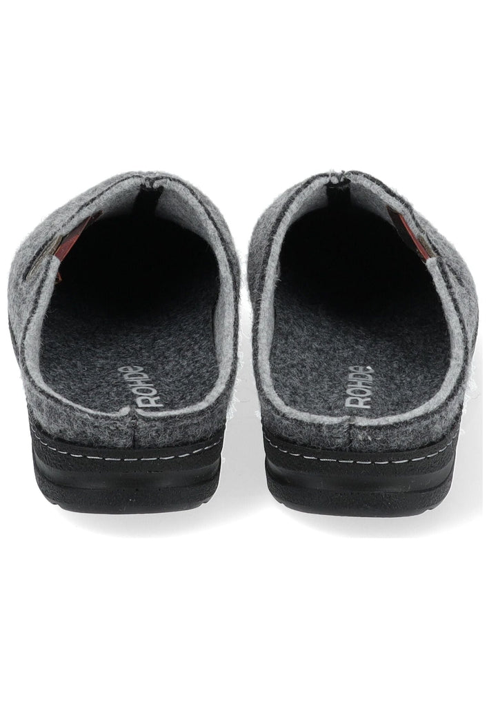 Rohde Hausschuhe Filz Grau