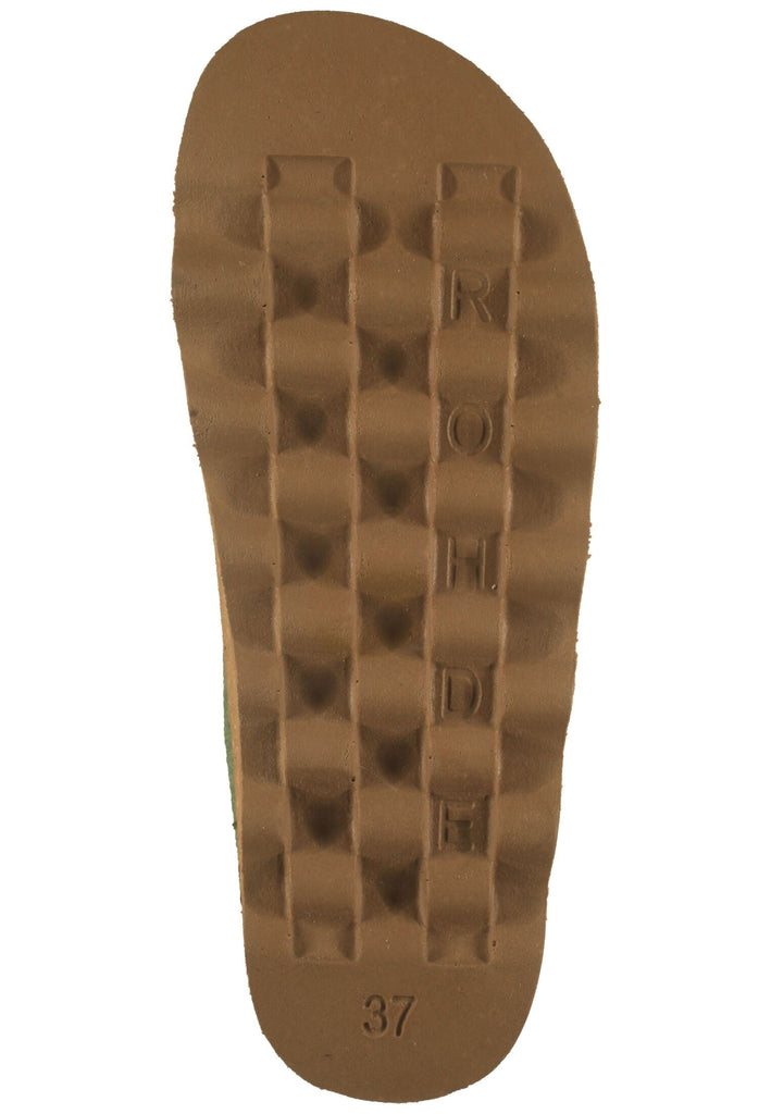 Rohde Hausschuhe Filz Grün