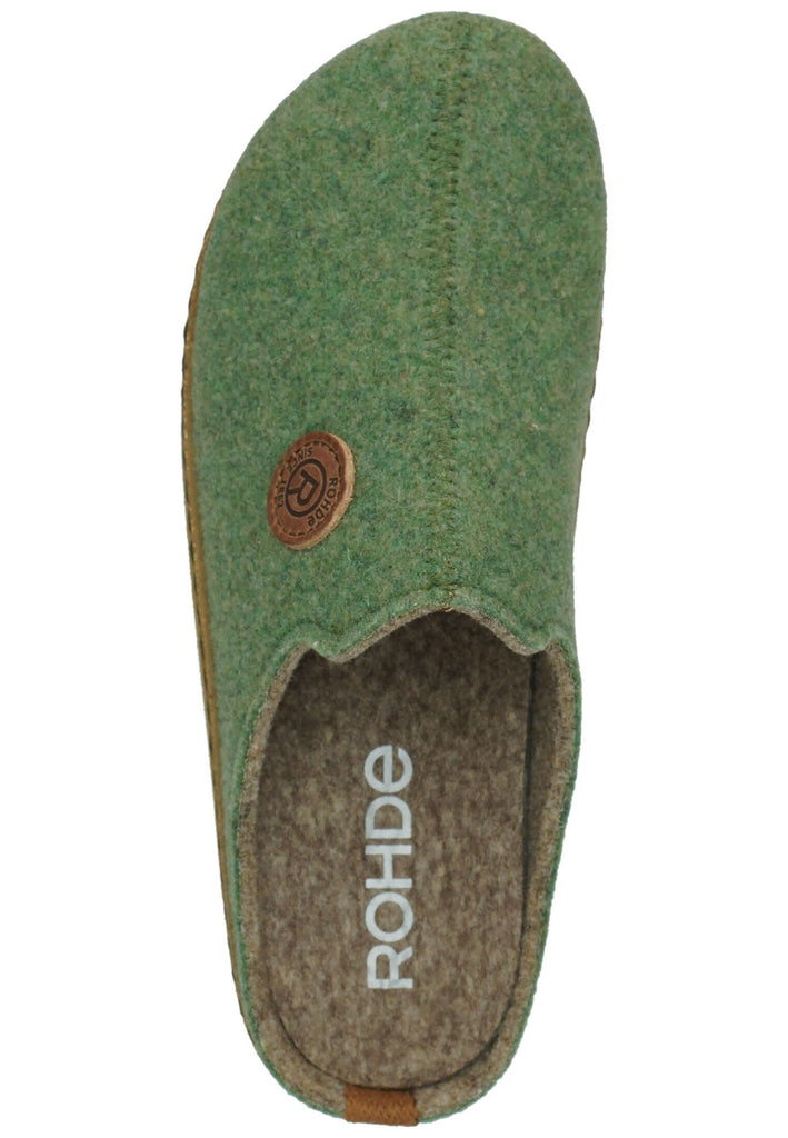 Rohde Hausschuhe Filz Grün
